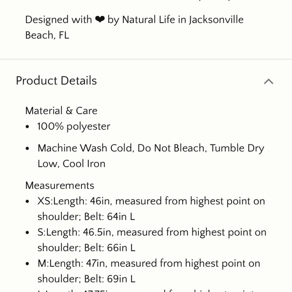 NWT NATURAL LIFE COZY BLANKET ROBE wildflowers midi SMALL - Picture 4 of 5